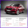 for Skoda Kamiq NW4     Carbon Fiber Smart Door Handle Cover Car Protective Style Decorate Accessories Stickers