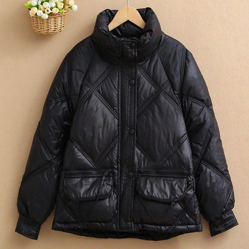 Vintage Oversized Cotton Coat for Women, Plus Size Outerwear with Warmth and Style