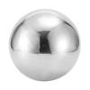 6 Pcs Stainless Steel Decorative Balls Metal Hollow Balls Smooth Gazing Mirror Ball for Home Garden Dcor