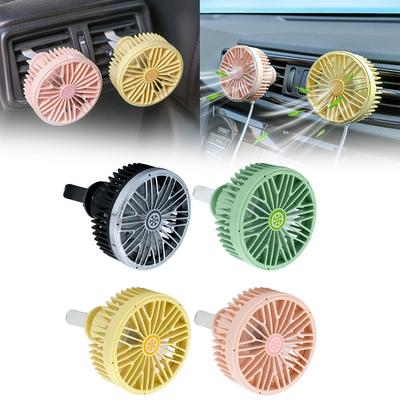 Verstellbarer Luftstrom Auto USB Ventilator Mini Kühler Ventilator Auto Lüftungsschlitz Ventilator
