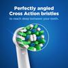 Oral-B ORİJİNAL Cross Action Elektrikli Diş Fırçası Yumuşak Yedek Başlıkları Vitalty, Pro, Smart Serileri İçin, 2 yedek