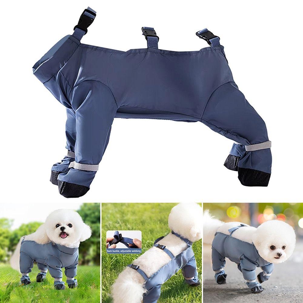 Adjustable Pet Strolling Going Out Pants Dust-proof Dog Boot Comfortable Dog Leggings  Going Out
