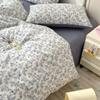 Luxurious 100% Cotton Floral Bedding Set Duvet Cover Set - Ultra Soft Breathable, 1 Duvet Cover 2 Pillowcases,Single/Double/King