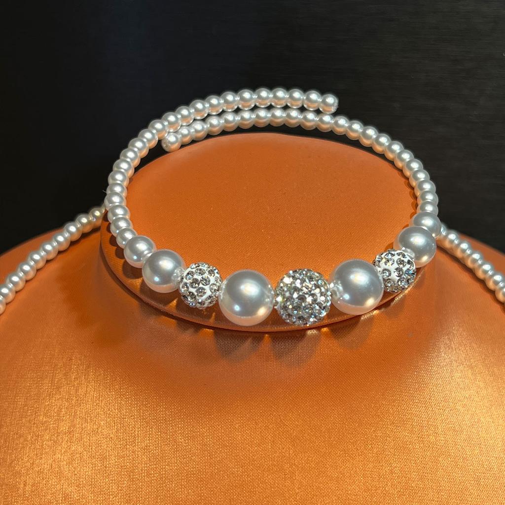 Highlight Pearl Collar Live Premium Sense Light Luxury Sweet Premium Necklace Bracelet