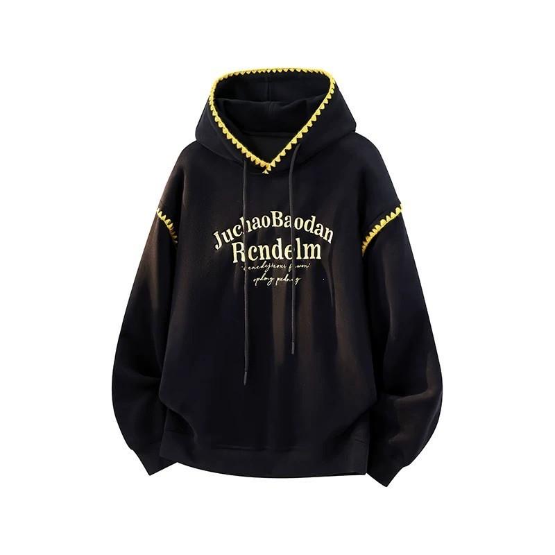 Mens Loose Fit Pullover Hoodie Casual Sweatshirt Teens Youth Daily Wear