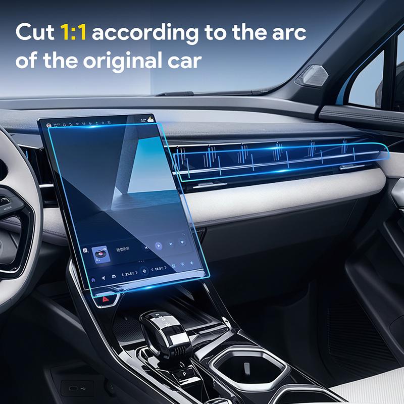 For Geely Atlas Boyue  2024 Interior Film TPU Sticker Center Console Gear Navigator Door Accessories Transparent Protective