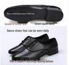 Men's Genuine Leather Perforated Dance Shoes for Waltz & Modern Square Dance