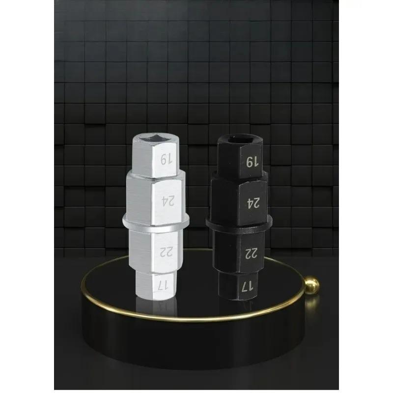 Hex Axle Tool Hex Allen Axle Spindle Tool Motorcycle Front Axle Wheel Chrome Silver Hex Wrench Removal Tool