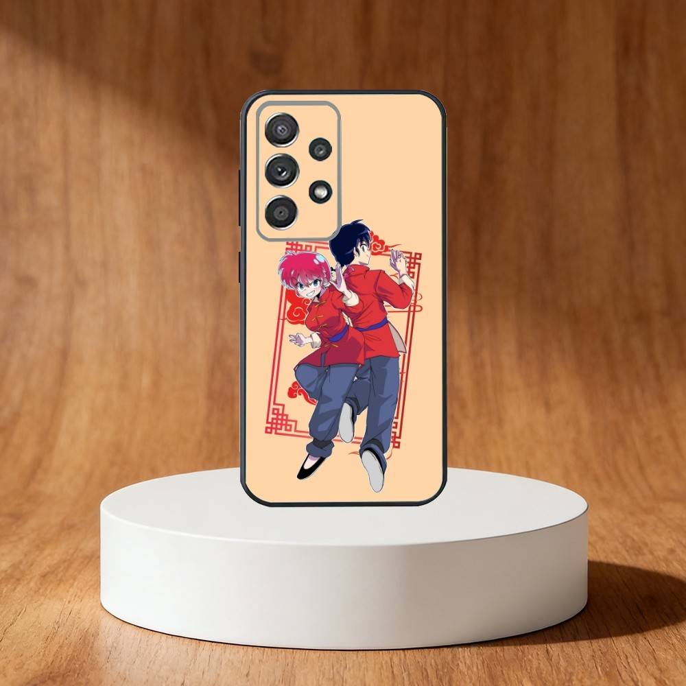 Comics R-Ranma 1-2 Phone Case For Samsung S25,S24,S21,S22,S23,S30,Ultra,S20,Plus,Fe,Note,10,9,5G Black Cover