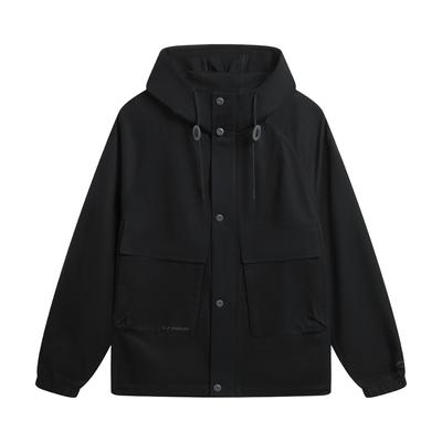 Li Ning Sports Lifestyle Series Hooded Logo Letter Jacket Men Jackets AFDW799-1
