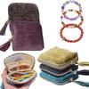 HOT Portable Multi-layer Tassel Jewelry Storage Bag Travel Jade Bracelet Large-capacity Zipper Packaging Organizer
