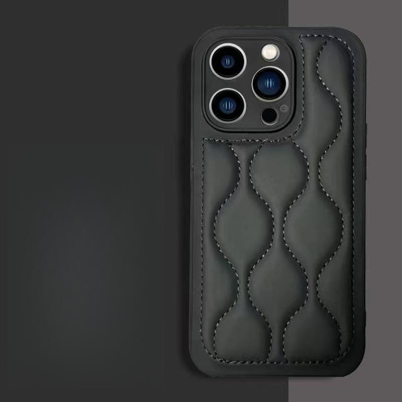 

Кожаная куртка с пухом, чехол для телефона Apple 15, противоударный, подходит для защитного чехла Apple 14proMax13 XR iPhone12pro