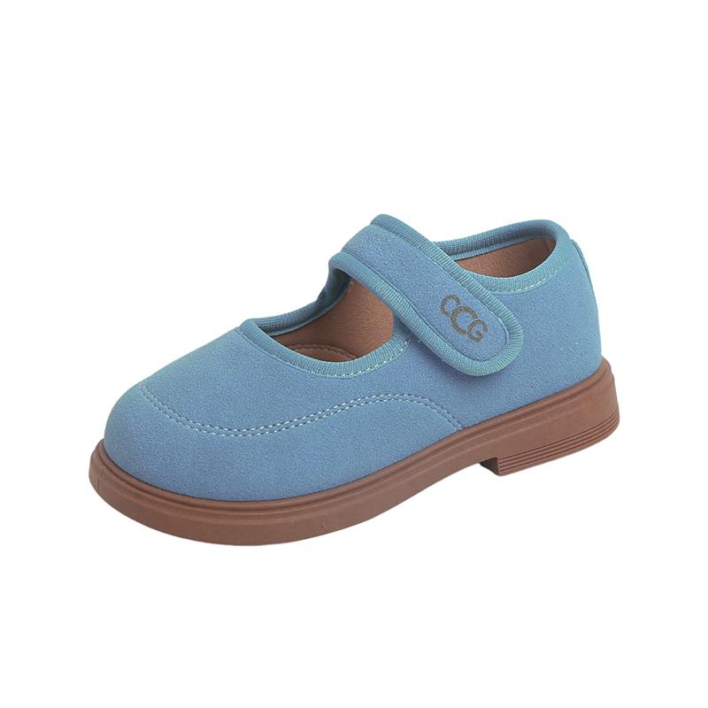 Children's Little Leather Shoes New Girl's Shoes, Little Girl Princess Shoes, Baby Single Shoes, Soft Soled Bean Shoes