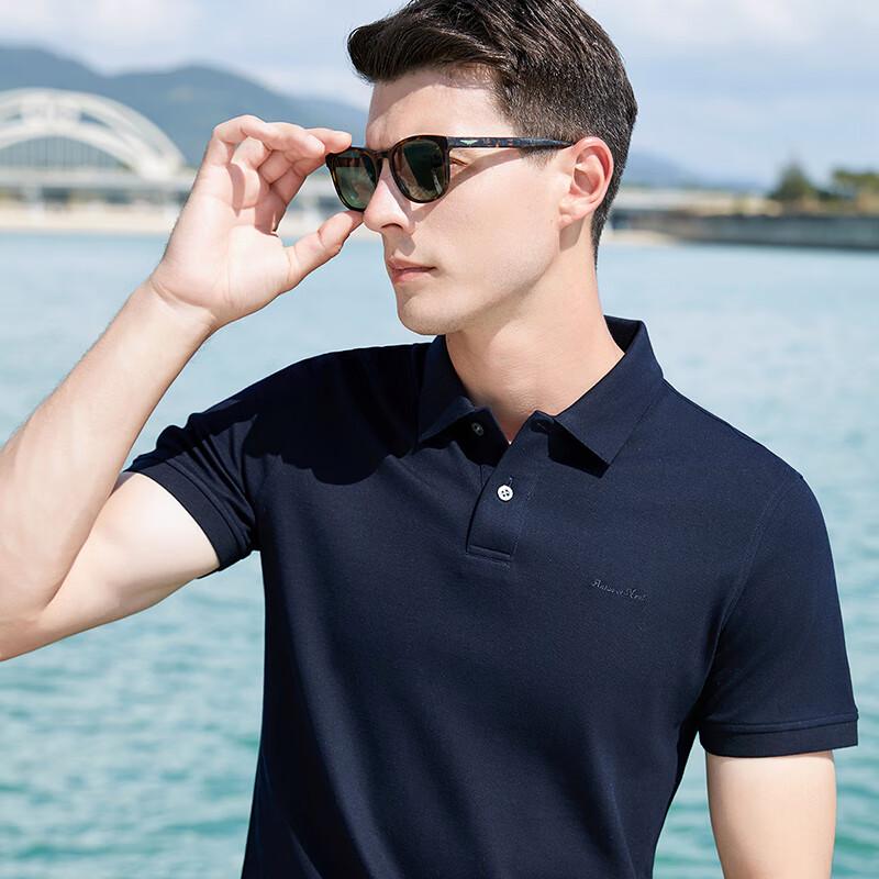 Мужская пике-поло из смесовой льняной ткани XXL