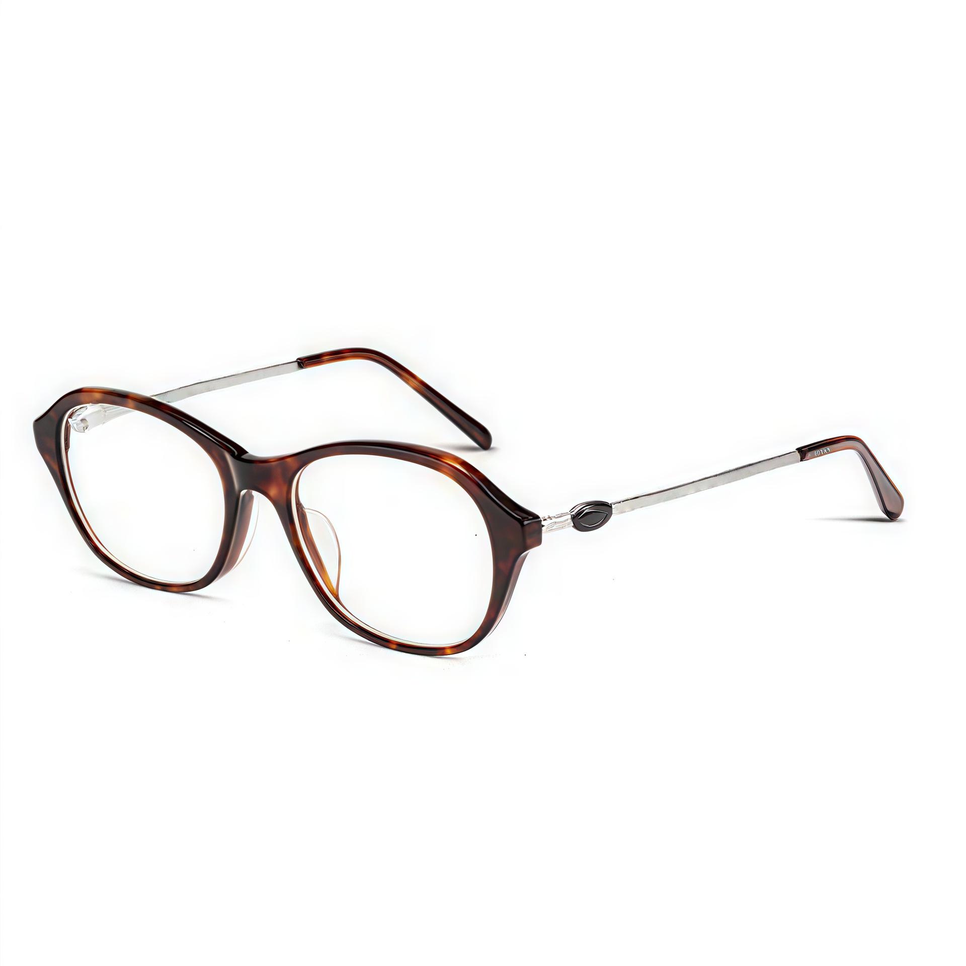 

6053Fakeme Retro Cat Eye Myopia Glasses with Blue Light Blocking in Literary Style