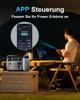 OUKITEL P2001E PLUS 2048Wh/640.000mAh LiFePO4 Powerstation, Solargenerator, 2400W (4800W Spitzenleistung) Notstromaggregat, 1800W Super-Schnellladung