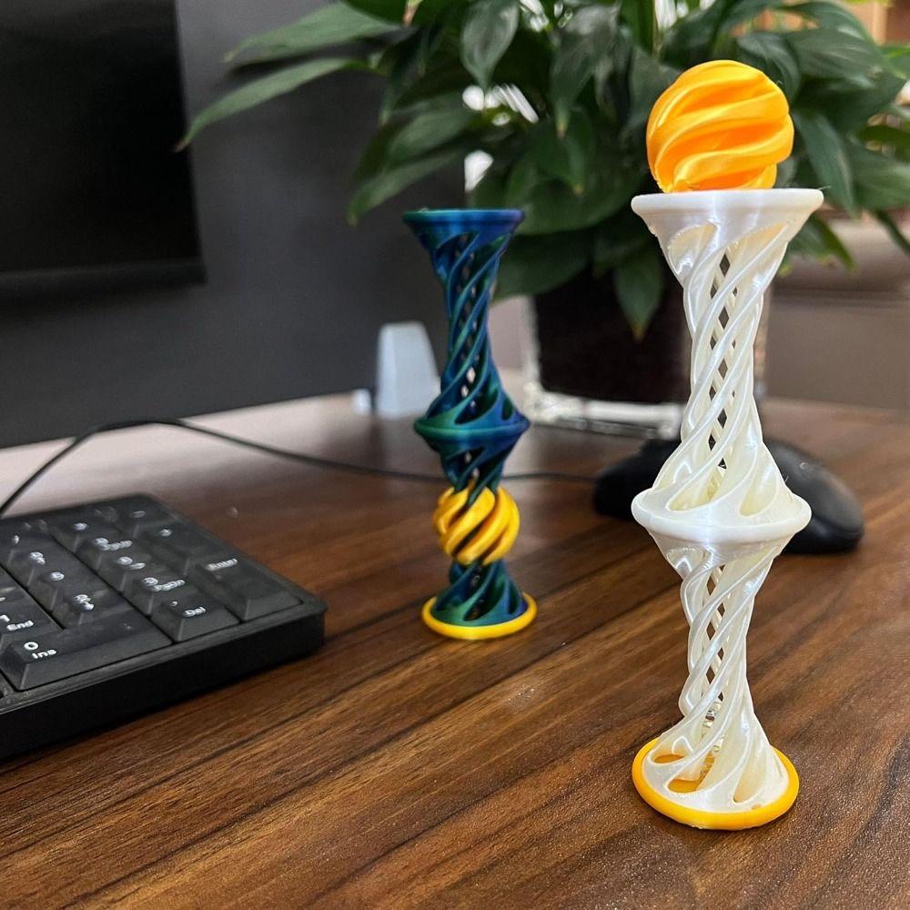 Gear Sphere Spin Ball Anxiety Relaxing Stress Ball Creative 3D Printed Gear Ball  for Adults