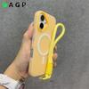 17 ProMax for  Jelly Candy Color Contrast Lanyard Case for For Iphone 17 Air 16 1 14 13 Pro Max Plus 11 12 Wrist Strap Cover
