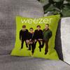 Band W-Weezer Pillow Case For Sofa Decor Car Office Room Printing Cushion Cover Decorations and Protector