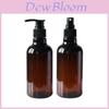 1pcs 250ml Plastic Pump Bottles Shampoo Shower Gel Jars Storage Containers For Facial Water And Essence Storage