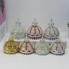 Enamel Craft Alloy Crown Jewelry Box European and American Wedding Ring Storage Box Ornament Wedding Decoration Ornament