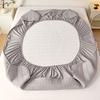 Waterproof Throw Mattress Cover Cotton Soybean Fiber Bed Fitted Sheet Mattress Protector Single/Double/Queen/King 150/160/200 High Quality