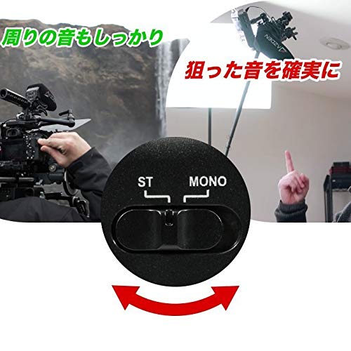 AZDEN gun microphone stereo monaural SMX-30II