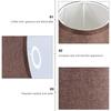 1Pcs Coffee Color Cotton Linen Lampshade Bedroom Light Cover Chic Lamp Accessories Lampshade Light Shell Cover
