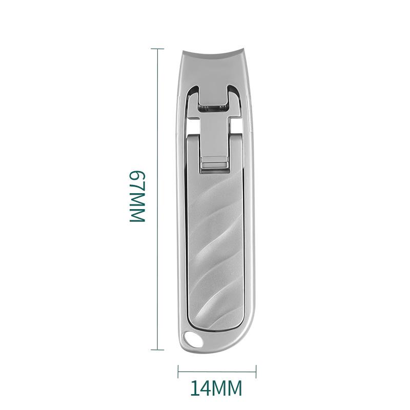 High Quality Iron Nail Cutter Stainless Steel Heavy Duty Toenail Clippers серебряный