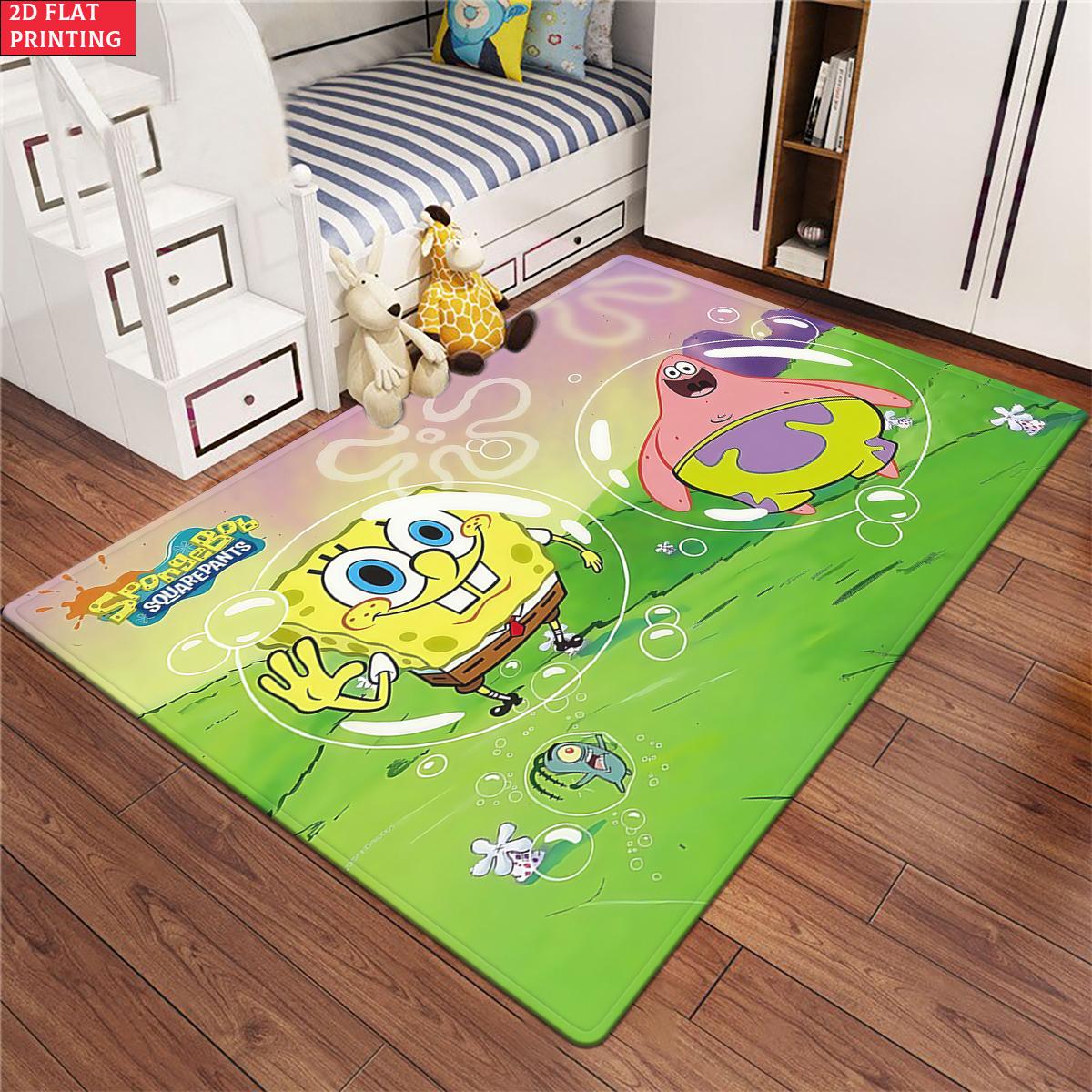 

Cartoon and Anime Large Room Carpet Non Slip Cartoon Kids Bedroom Living Room Floor Mat Home Decor Children s Play Carpet 40x60cm(15x23 in)
