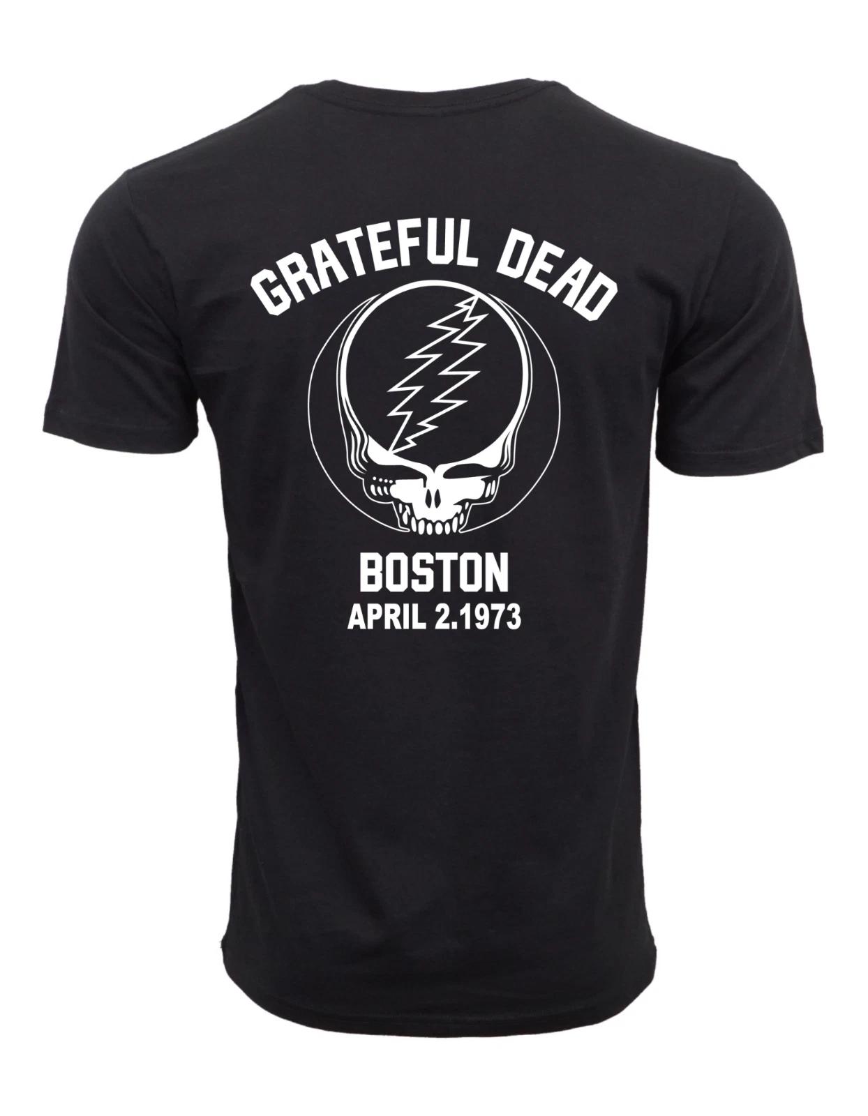 Grateful Dead Boston April 2 1973 Graphic T shirt XS
