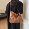 Multi-Function Backpack Soft Leather Women's Shoulder Bag Large Capacity Tote Bag Underarm Bag