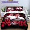 3Pcs Om Punk Survivor Series Bedding Set Quilt Cover Pillowcase Home Christmas Xmas Halloween Gift 1 Duvet Cover 2 Pillowcase M929100