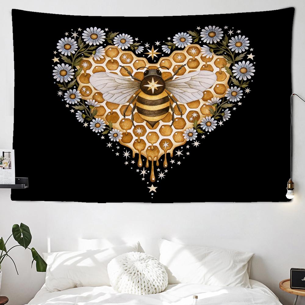 Гобелен с цветком пчелы — фото 5