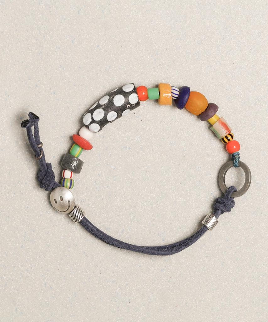 Towtow Archive Maui Leather Bracelet Navy
