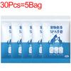 6/12/30pcsCat/Dog Disposable Glove Towels Pet Wash Free Glove No Rinse Washing Gloves Towels Deodorizing Dry Cleaning Wet Towels