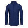 Men's Long Sleeve Non-Iron Stretch Formal Shirt - Solid Color