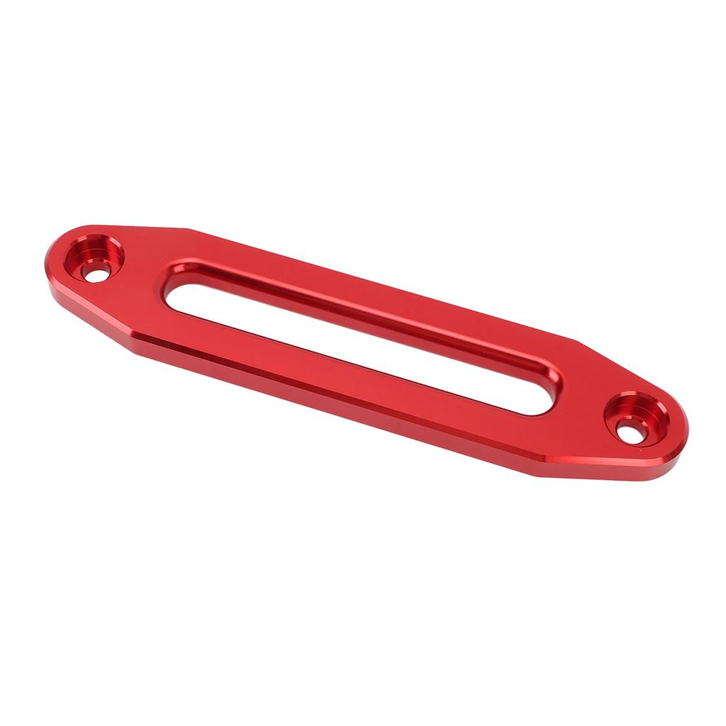 11.6in Winch Rope Cable Guide Aluminium Alloy 12000 Lbs Towing Winch Fair s for Synthetic Winch Rope Cable Guide Red