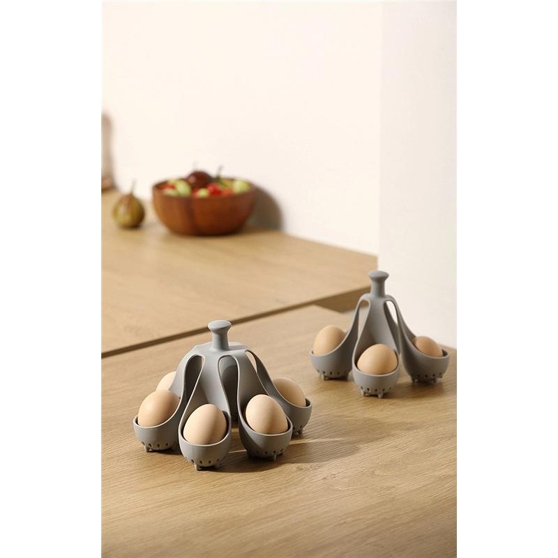 Küchenutensilien Silikon Eierkocher Haushalt Gedämpfte Eier Einfach Und Bequem Mehrpersonen Kreativer Silikon Eierkocher