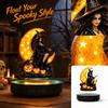 Magnetic Levitation Display Stand for Christmas Ornaments with Floating Tray, Home Bedroom Desk Decor,