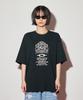 Lujeoseukeulleob Varsity Logo Short Sleeve T-Shirt Black