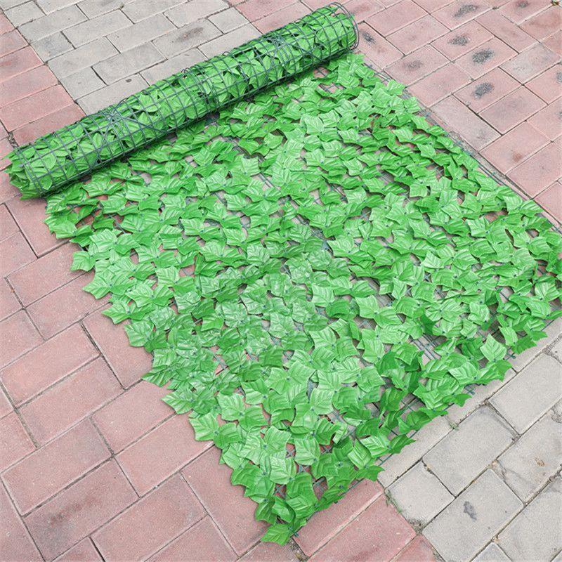 Luxurious Artificial Leaf Garden Fence Screening Roll For Ultimate Privacy And Beauty