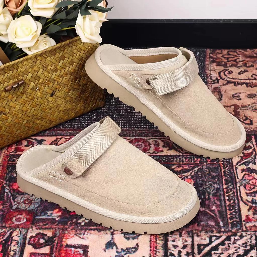 New Men and Women's Slippers Warm Platform  Low-top Snow Boots Slippers Women's Outdoor Anti-Slip Boots Shoes for Women