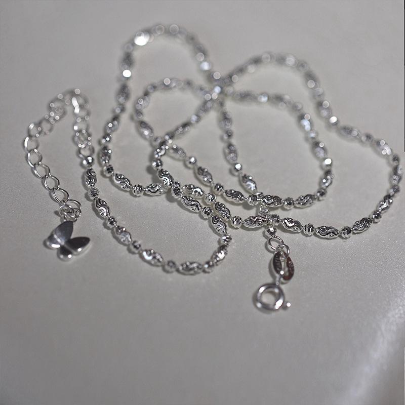 

925 Sterling Silver Sparkling Clavicle Chain Choker Necklace For Women Fine Jewelry Wedding Party Birthday Gift 45cm