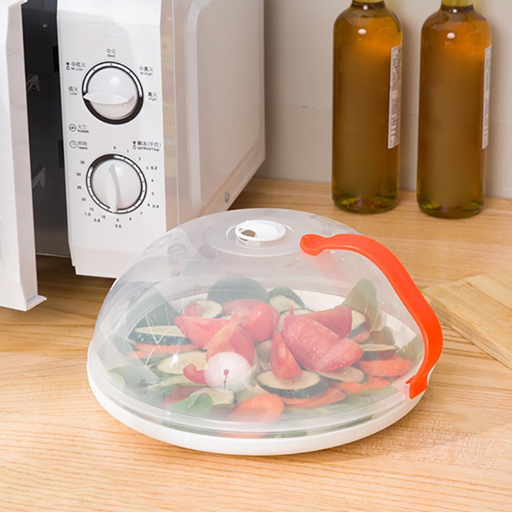 Microwave Splash Cover Heat Resistant Lid Transparent Food Guard Shield Steam Cover Food Heat Kitchen Microwave Accessories