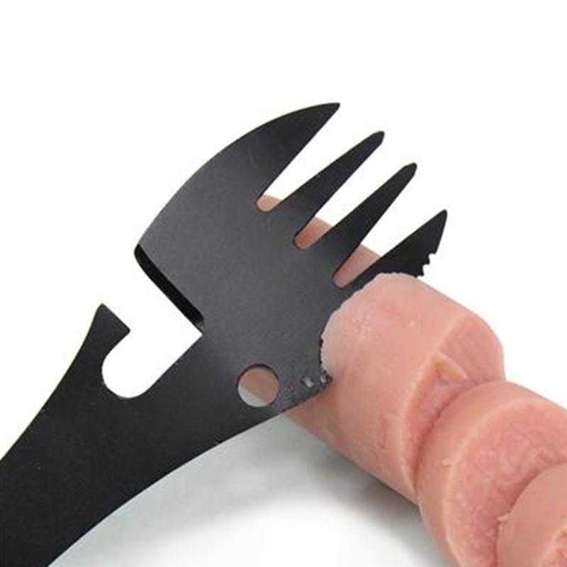 Outdoor Survival Tools 5 In 1 Camping Multi-functional EDC Kit Practical Bottle/Can Opener