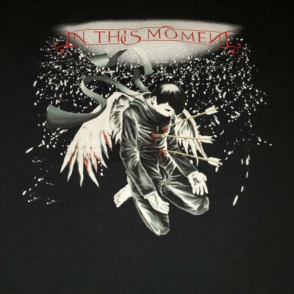 IN THIS MOMENT Cotton Black Shirt Unisex Concert S to 5XL EL697 Unisex T-Shirt XL