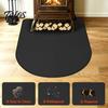 Heat Resistant Mat for Wood Stove under Grill Mats Outdoor Grill, Double-Sided Fireproof Pad Indoor Portable Pit Base Fireplace, Waterproof BBQ Floor