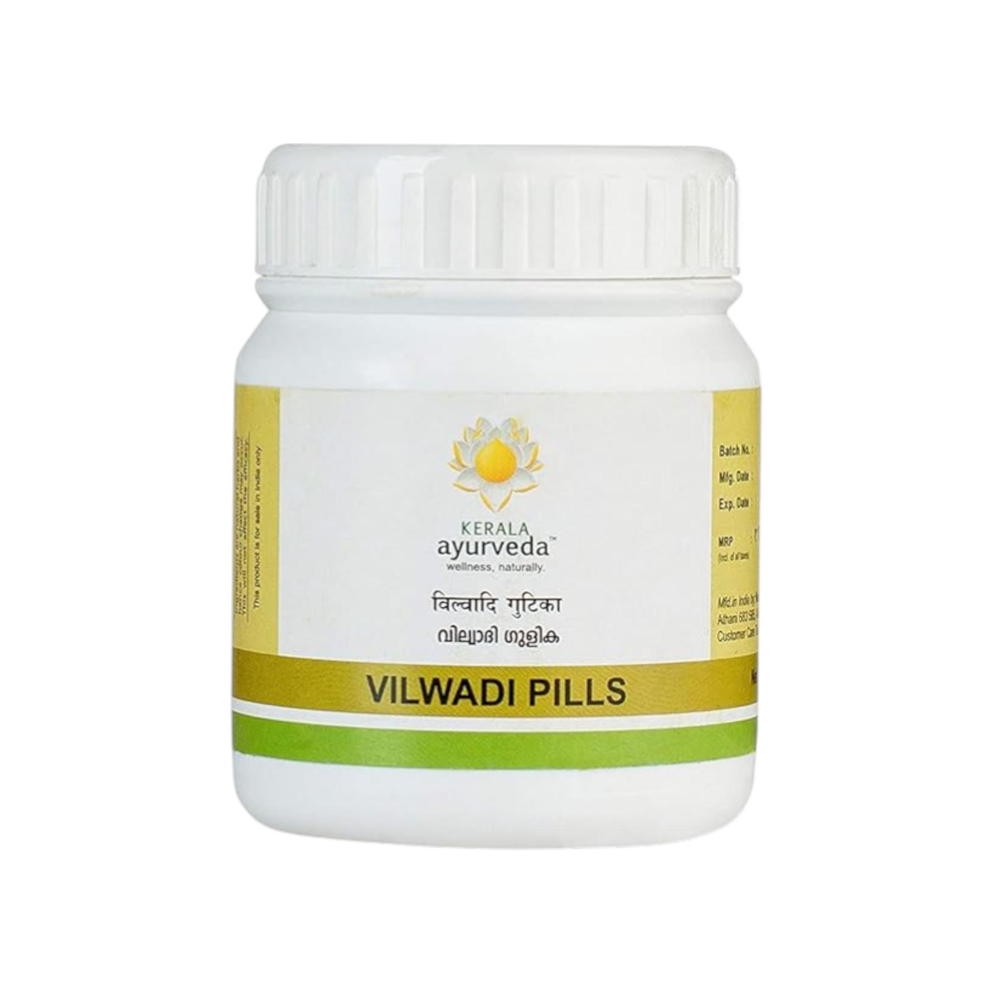 

Kerala Ayurveda Vilwadi Pills 50 Tablets Herbal Detox Support Supplement For Adults Natural Formula