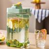 Kaltbrüh-Krug mit Zapfhahn 2,5/3,5L Große Kapazität Kunststoff-Wasserspender für Saft & Eistee Auslaufsichere Getränkekanne für Zuhause Party Outdoor